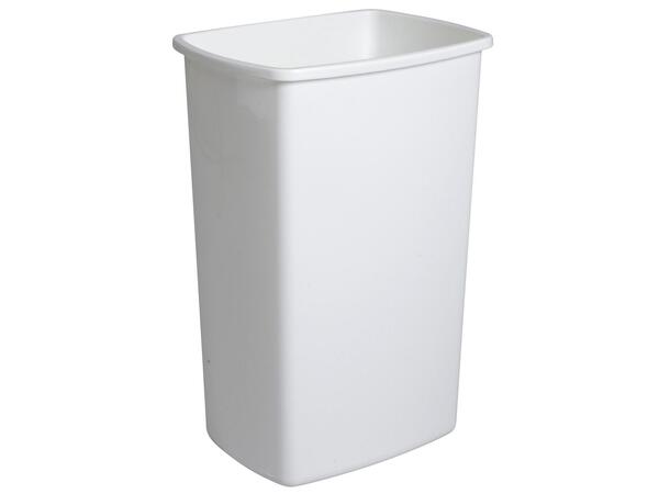 Avfallsbeholder ABENA plast 50L hvit 40x30x58,5cm 