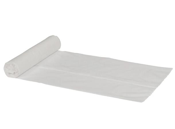 Avfallspose LDPE 60 x 60 13 my Hvit 100 stk.pr rull | 10 ruller pr. krt. 
