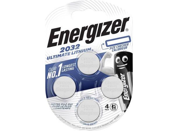 Batteri ENERGIZER Lithium CR2032 (4) Lithium knappcelle 3V 