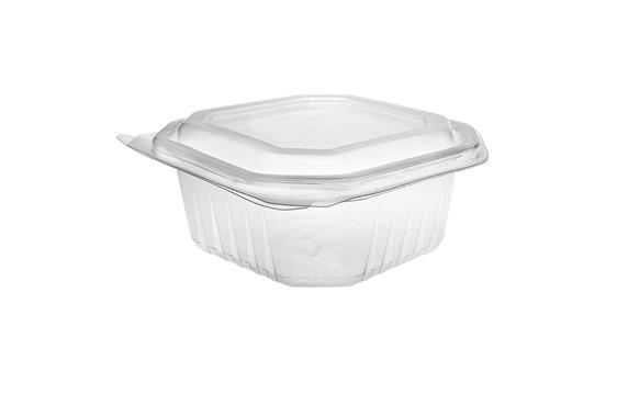 9433806 Paccor 108840 Beger Octobox med hengslet lokk 750ml 160 x 160 x 65 mm, klar PP (300 stk)