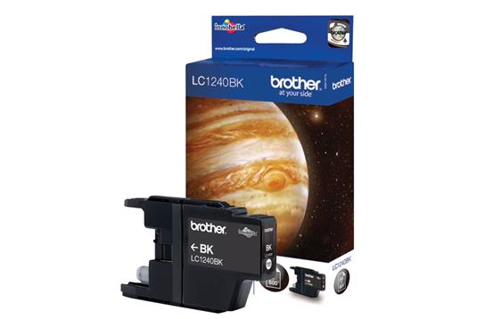 9443758 Brother LC1240BK Blekk BROTHER LC1240BK Sort 