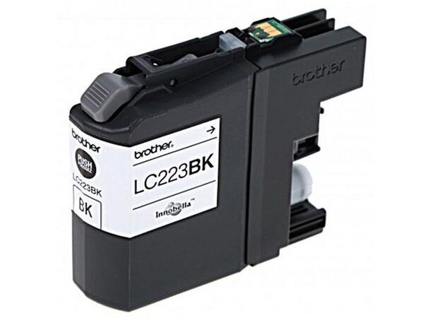 Blekk BROTHER LC223BK Sort Sort blekkpatron 