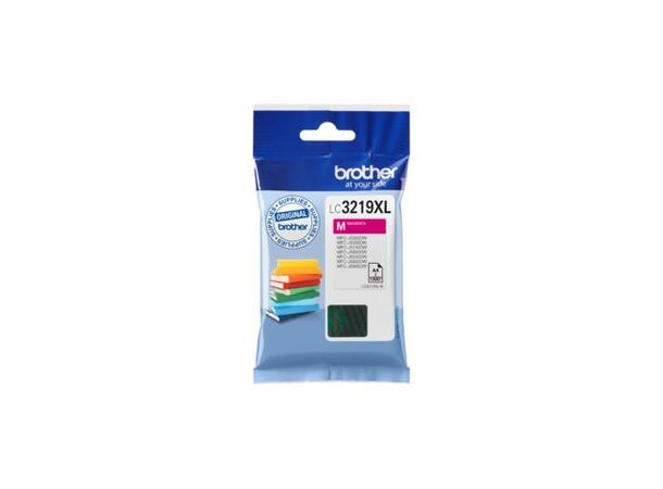 Blekk BROTHER LC3219XLM Magenta/Rød Magenta/Rød blekkpatron 