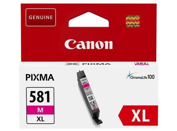 Blekk CANON CLI-581XL Magenta/Rød Pixma | Blekkpatron | Farge 