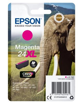 148011 Epson C13T24334022 Blekk EPSON 24XL C13T24334022 r&#248;d 