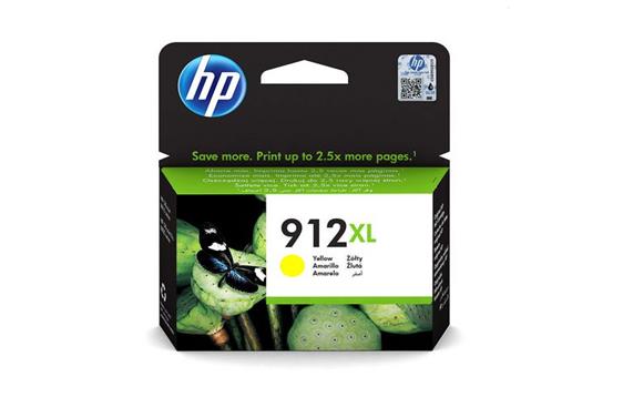 206797 HP 3YL83AE#BGY Blekk HP 912XL Gul Blekkpatron HP Officejet Pro8025 yellow