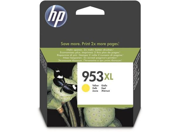 Blekk HP 953XL F6U18AE gul 
