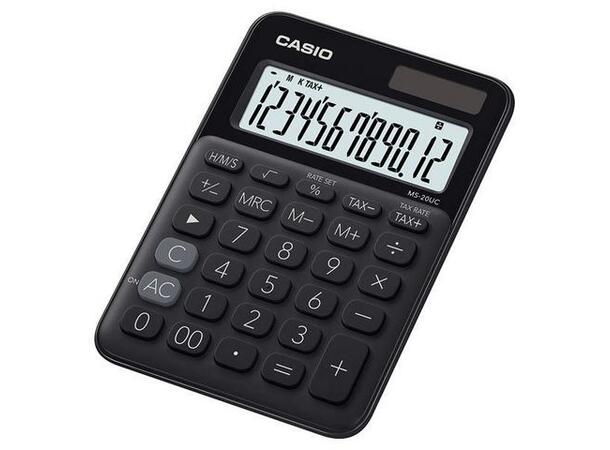 Bordregner CASIO MS-20UC Sort Kalkulator | Lommeregner 