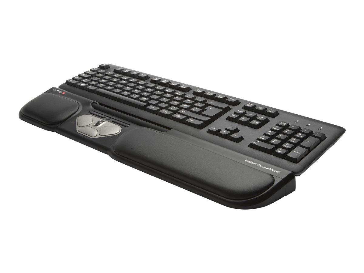 9431702 Contour RM-PRO3 CONTOUR Rollermouse Pro3 Kablet Egonomisk mus med rullestativ