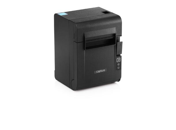 Capture thermo kvitteringsskriver Ethernet, serie og USB port inl kabel 