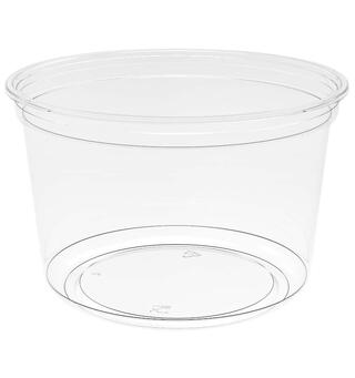 Delibeger 300 ml 10,5oz | 101 x 58 mm Delikatessebeger i rPET (400 stk)