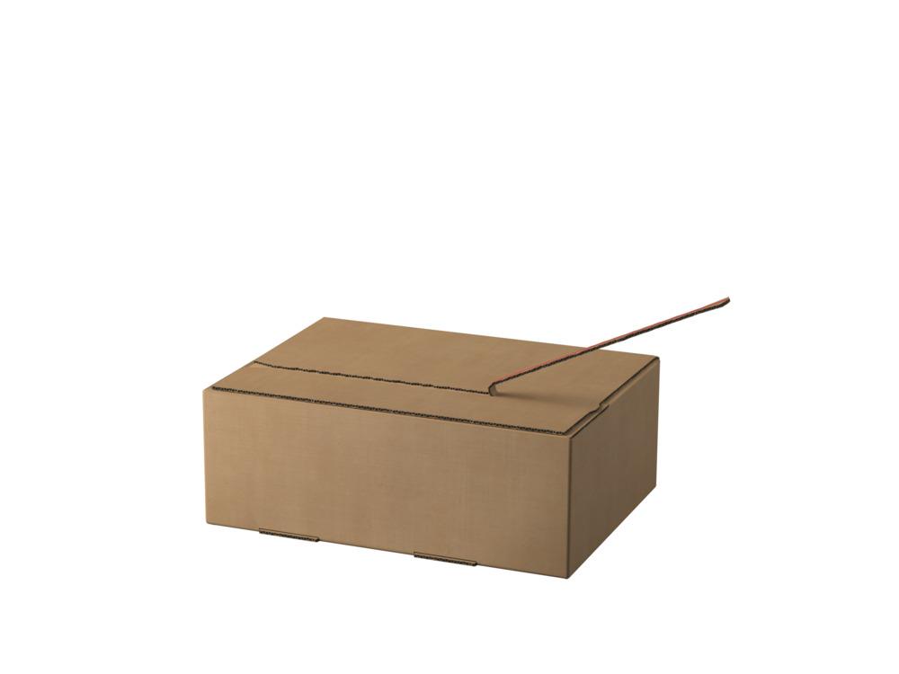 9444452  2880005 E-handelseske med selvklebende tape 280 x 190 x 85 mm | brun bølgepapp B/B