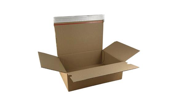 9443404   E-handelseske med selvklebende tape 330 x 247 x 152 mm | brun b&#248;lgepapp