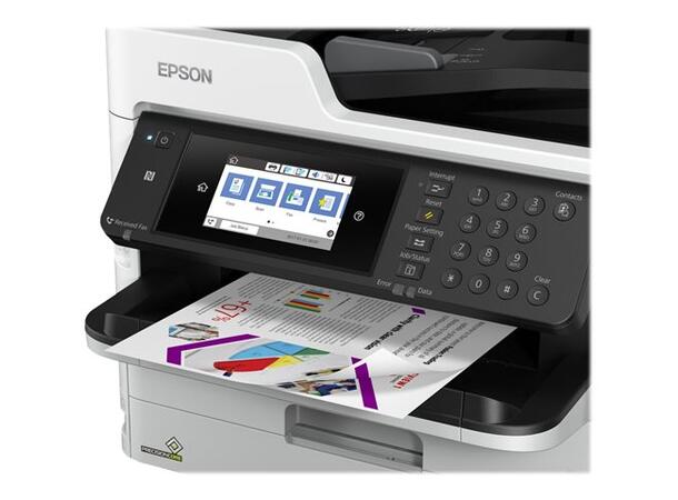 Epson WorkForce Pro WF-C5790DW alt-i-ett-printer for små arbeidsgrupper 