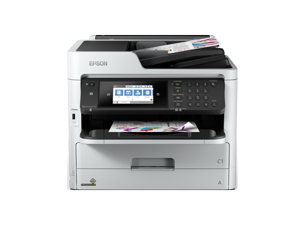 Epson WorkForce Pro WF-C5790DW alt-i-ett-printer for små arbeidsgrupper 