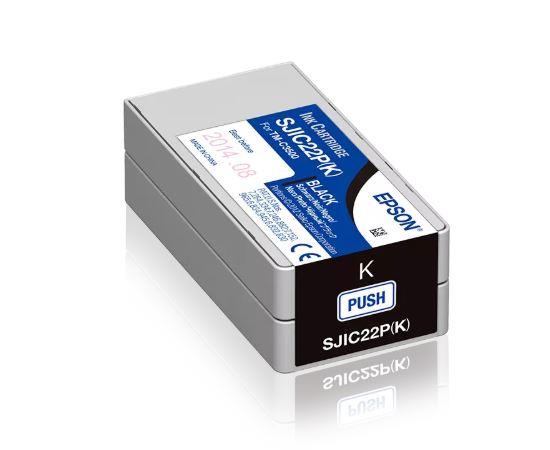 9441219 Epson SJIC22P(K) Epson blekkpatron for TM-C3500 Svart 