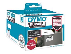 Etikett DYMO Durable 57mm x 32mm (800) Dymo | Selvklebende 