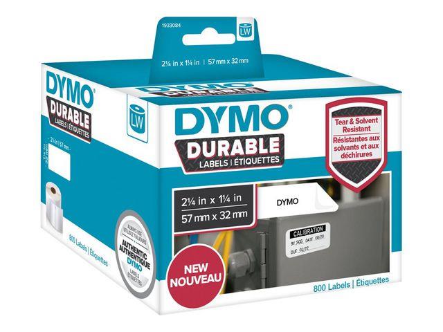227538 Dymo 2112289 Etikett DYMO Durable 57mm x 32mm (800) Dymo | Selvklebende