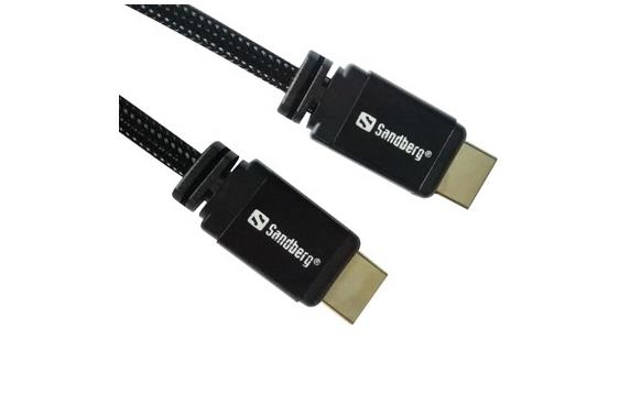 9446911 Sandberg 509-01 HDMI 2.0 kabel Sandberg 19M-19M sort 10m 