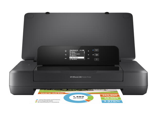HP Officejet 200 Mobile Printer Skriver - farge - ink-jet - A4/Legal 