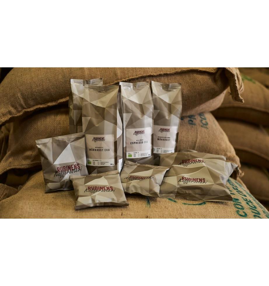 9443034  46104 Kaffe Rubinens Hele B&#248;nner 500g kaffe i hele b&#248;nner