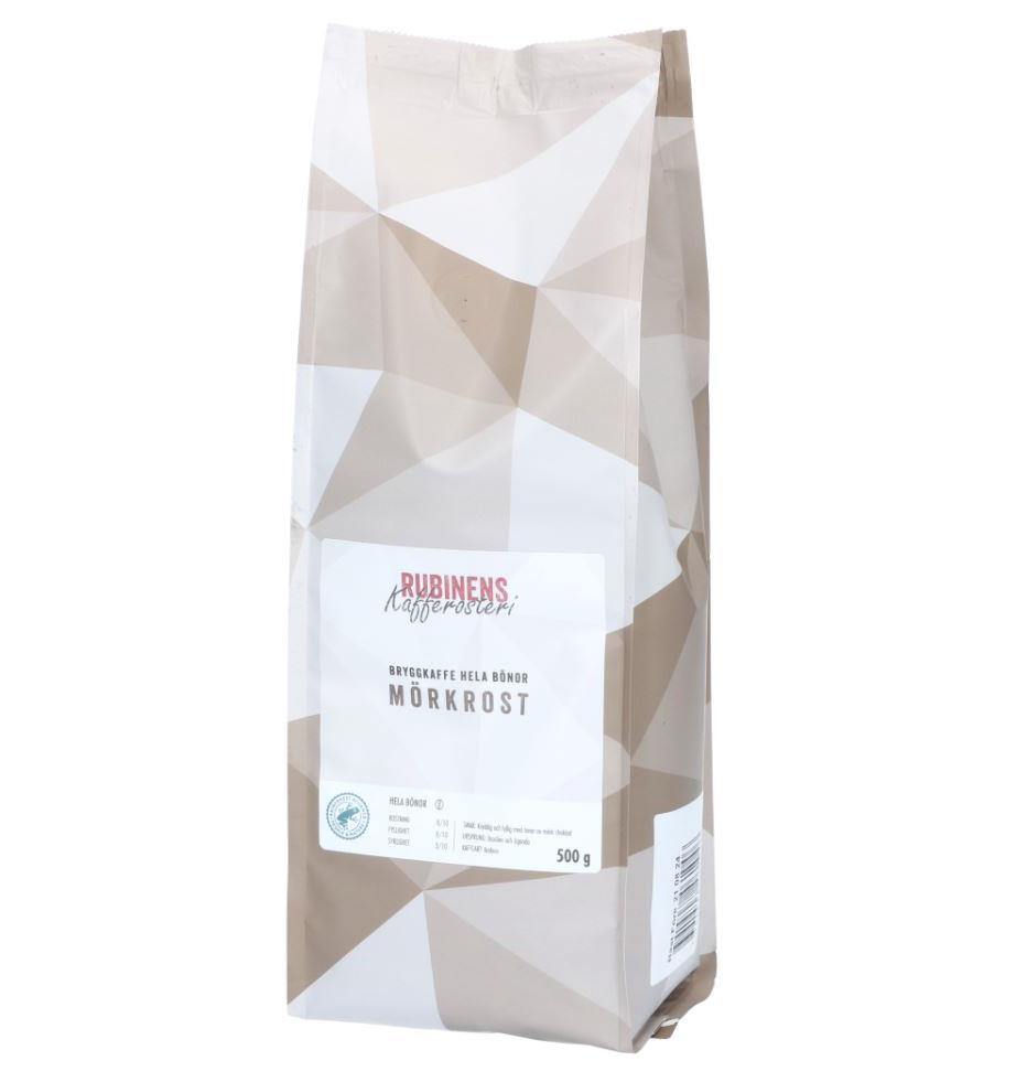 9443034  46104 Kaffe Rubinens Hele B&#248;nner 500g kaffe i hele b&#248;nner