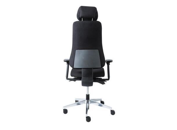 Kontorstol KENSON Bono sort Kontorstol med ergonomiske funksjoner 