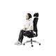 235075 KensonKAS021012 Kontorstol KENSON Bono sort Kontorstol med ergonomiske funksjoner