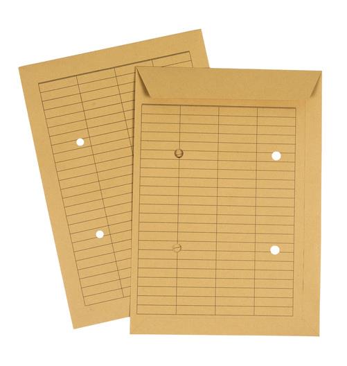 925035 Lyche Konvolutt  Konvolutt intern post B4 med klaff brun kraft (250)