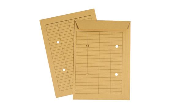 925035 Lyche Konvolutt  Konvolutt intern post B4 med klaff brun kraft (250)