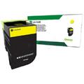 LEXMARK 3K Return Program Yellow Toner Gul toner til CS417dn, CX417de, CS517de