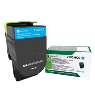 LEXMARK 3,5K Return Program Cyan Toner Blå toner til CS417dn, CX417de, CS517de