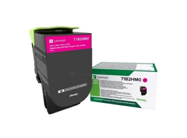 LEXMARK 3,5K Return Program Magenta Tone Rød toner til CS417dn, CX417de, CS517de 