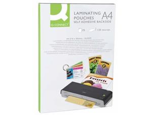 Lamineringslomme A4 Selvklebende (25) 125my 