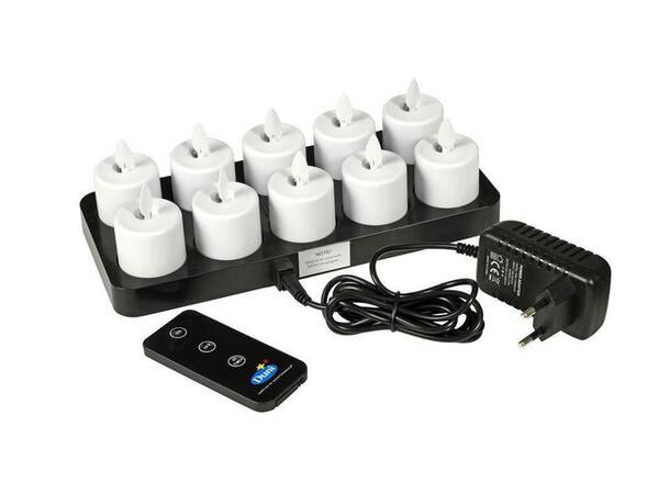 Led Lys DUNI movingflame oppladbare (10) 