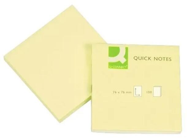 Notatblokk 76 x 76 mm gul (12) Post-It blokk 