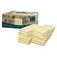 211151 5655-11BOX Notatblokk INFO 75x125 resirk gul (12) Post-IT | Miljøvennlig