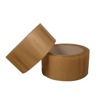 Pakketape PVC 50mm x 66m Klar, 33my Emballasjetape