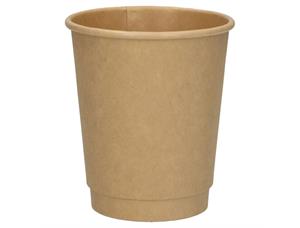 Pappkopp Double Wall 36 cl (12oz) Brune pappkopper med dobbelvegg (400stk) 