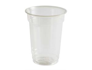 Plastglass klar rPET 0,2 l | 78 x 97mm pakke med 50 glass | Beger plast 