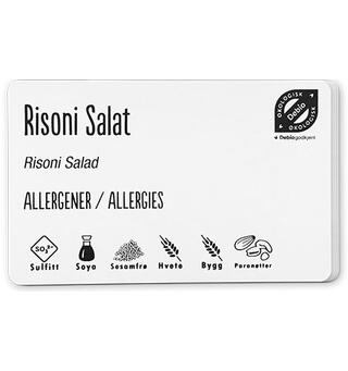 Plastkort - hvite PET 0,76mm tykkelse Hvite kort til matvare og allergimerking