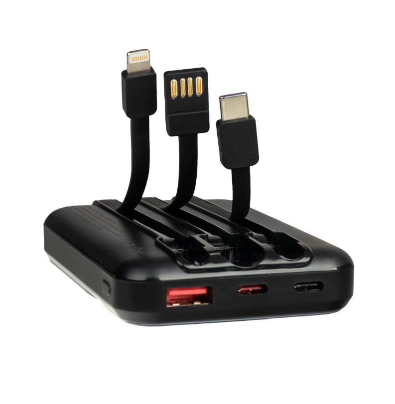9445024  16065 R-ABS LED Built-i cables Powerbank 10.000mHa