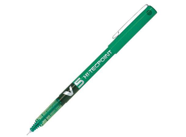 Rollerpenn PILOT Hi-tecpoint V5 grønn 