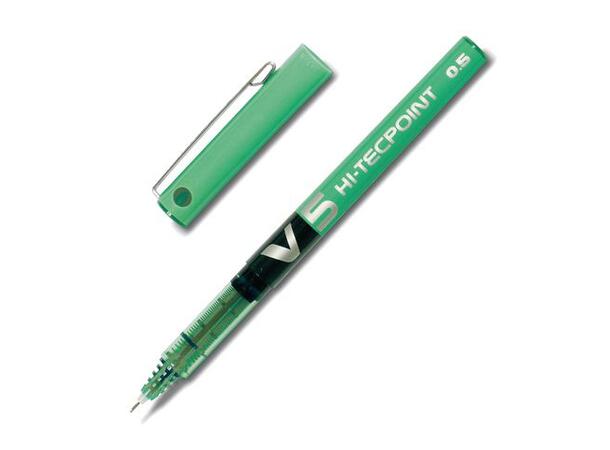 Rollerpenn PILOT Hi-tecpoint V5 grønn 