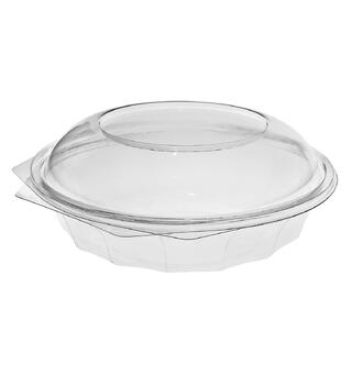 Salatbeger SH 750 ml | 190 x 74  mm beger med hengslet lokk i rPET (240 stk)