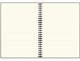285216 Grieg kalender 98182925 Sjefskalender GRIEG A5 spiral 2025 sort 