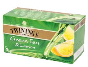 Te TWININGS grønn te med sitron (25) Grønn te fra kjente TWININGS 