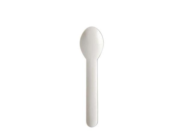 Teskje PURE papp 13cm hvit (100) Teskje | Engangs | Bestikk 