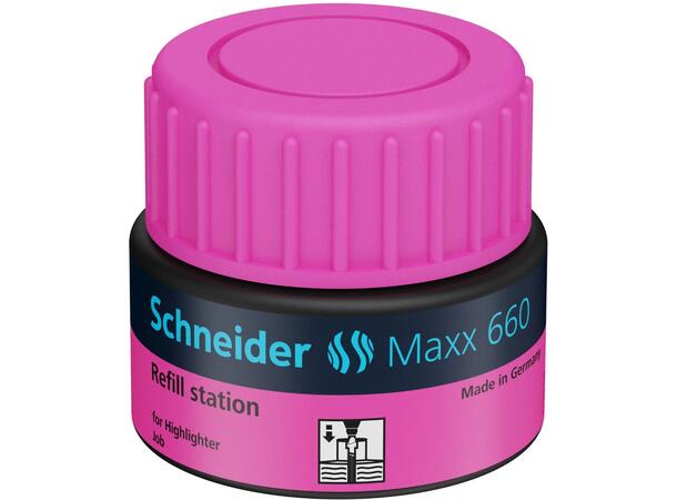 Textmarker refill Schneider 30ml (6) Rosa 