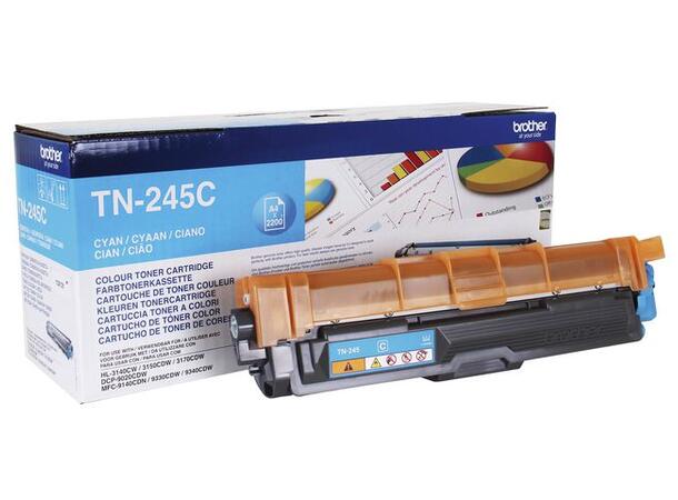 Toner BROTHER TN245C Cyan/Blå Cyan/Blå toner 